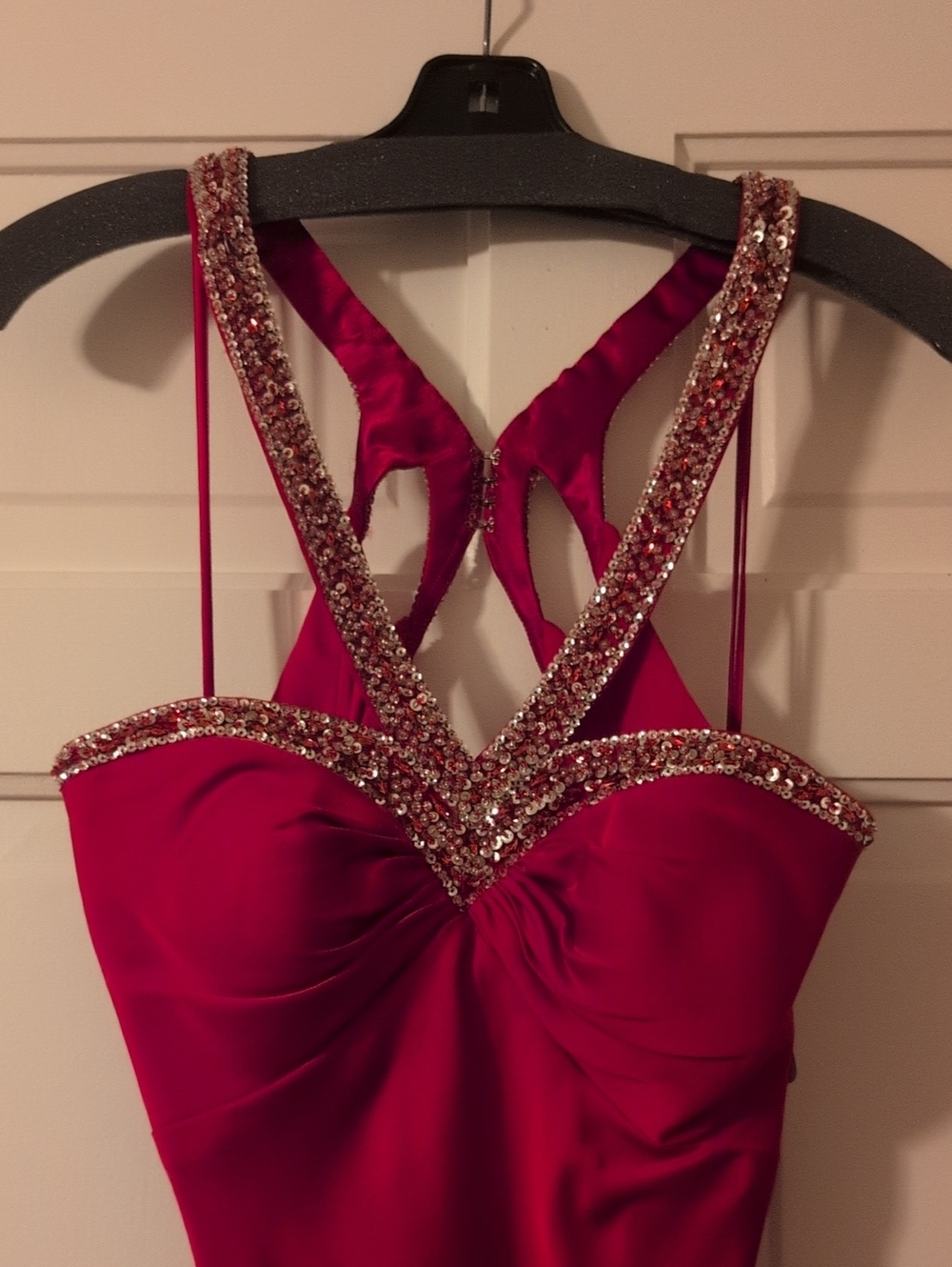 Faviana Prom Dress with Sequin Straps